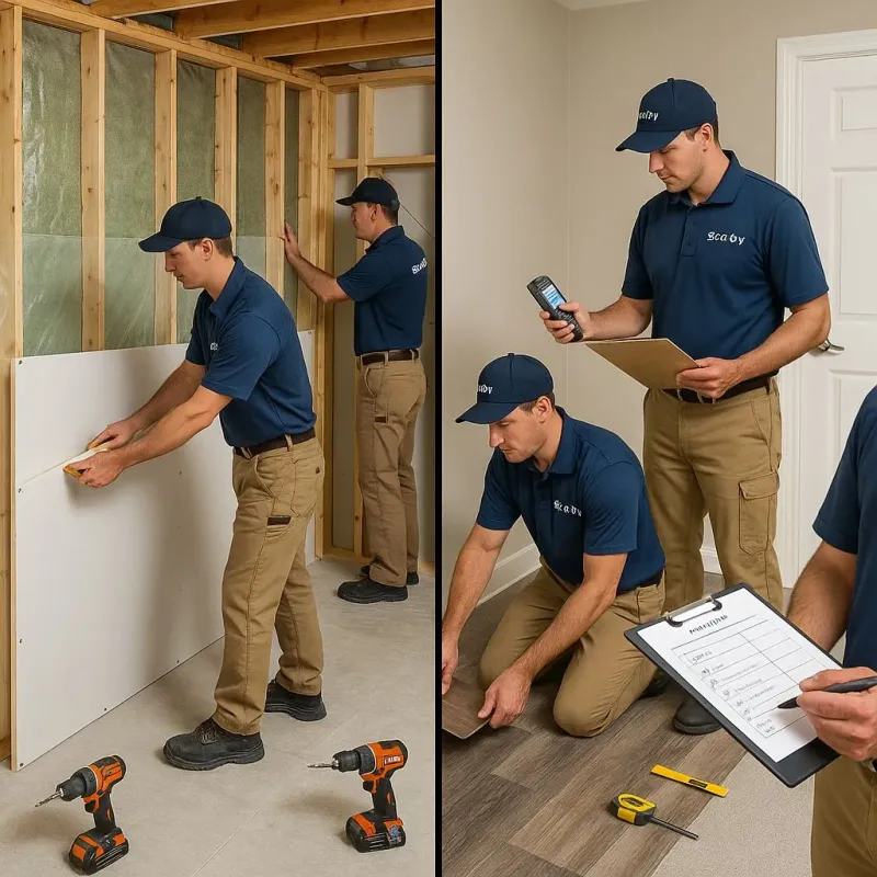 Repairs and Reconstruction process in Joint Base Lewis McChord, WA